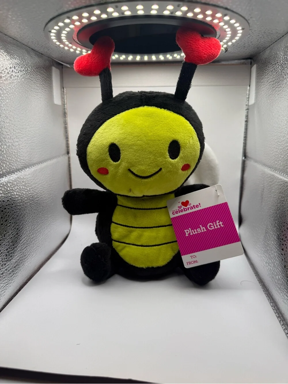 Yellow & Black Bee Plush Toy - Plush Gift